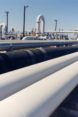 An undated photo provided by the Energy Department shows crude oil pipes at the Bryan Mound site near Freeport, Texas. President Donald Trumps proposal to sell nearly half the U.S. emergency oil stockpile is sparking renewed debate about whether the Strategic Petroleum Reserve is still needed amid an ongoing oil production boom that has seen U.S. imports drop sharply in the past decade.  (Department of Energy via AP)